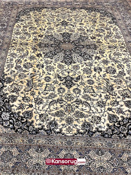 Nain Silky Carpet 9 Meter White