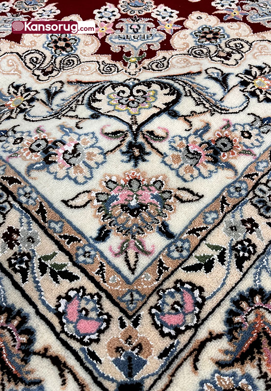Nain Carpet 200 by 300 cm Red 9La