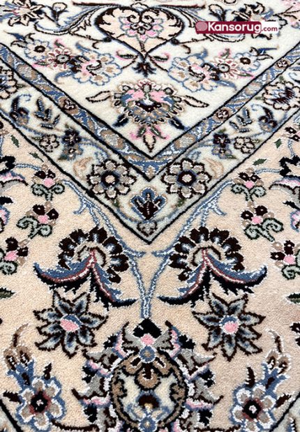 Nain Carpet 6 Meters White 9La