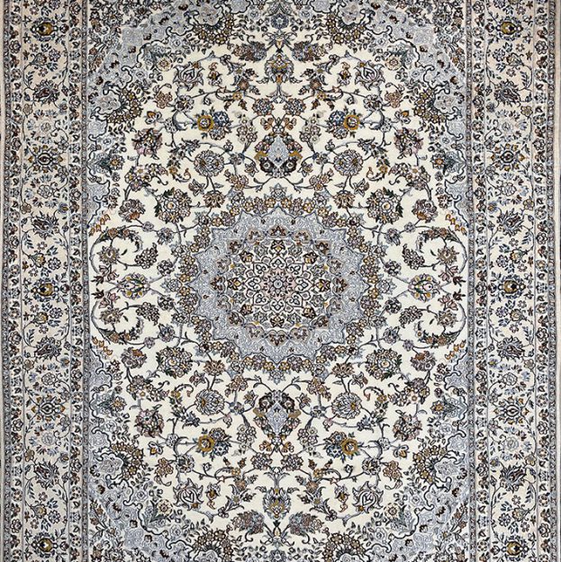 Nain Carpet 6 m White 9La