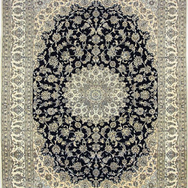 Nain Carpet 350 by 250 cm Dark Blue 9La