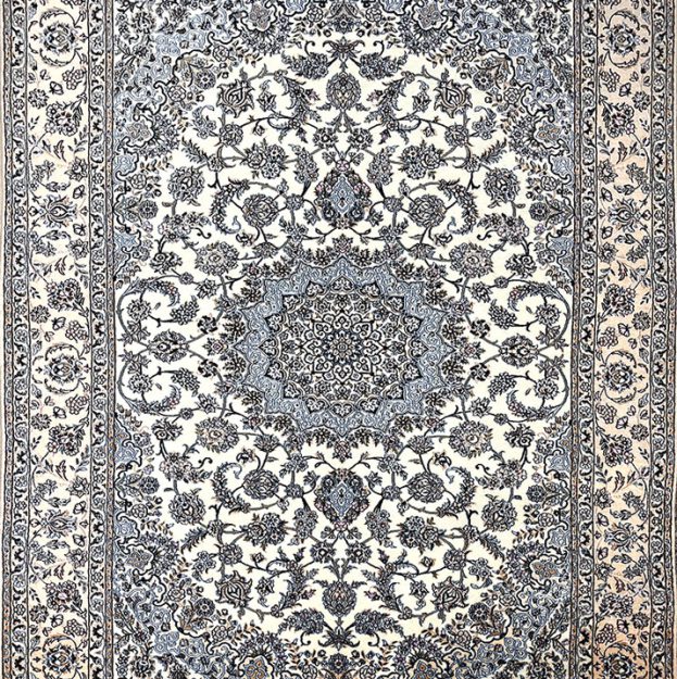 Nain Carpet 9 Meters White Akhavan Design 9 La