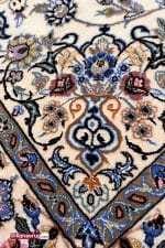 Nain Rug 100 by 150 cm White Beige 6La