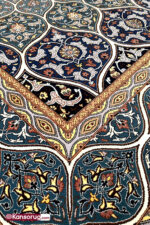 Discover the exquisite Isfahan Handmade Carpet 6 Sq Meter Dome Design, a masterpiece of Persian artistry with stunning elegance and craftsmanship