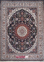 Persian Ardakan Handwoven Carpet 180x255 cm Dark Blue