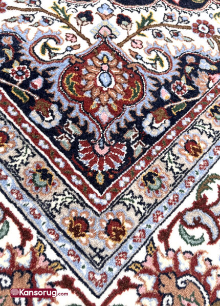 Persian Ardakan Handwoven Carpet 180x255 cm Dark Blue