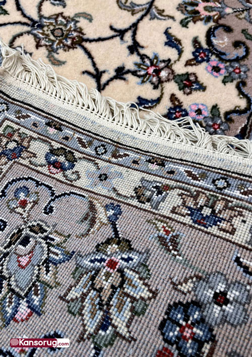 Persian-Ardakan-Handwoven-Carpet-160×270-cm-Beige-2 Persian Ardakan Handwoven Carpet 160×270 cm Beige