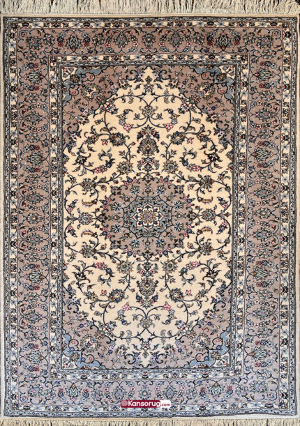 Persian Ardakan Handwoven Carpet 160×270 cm Beige