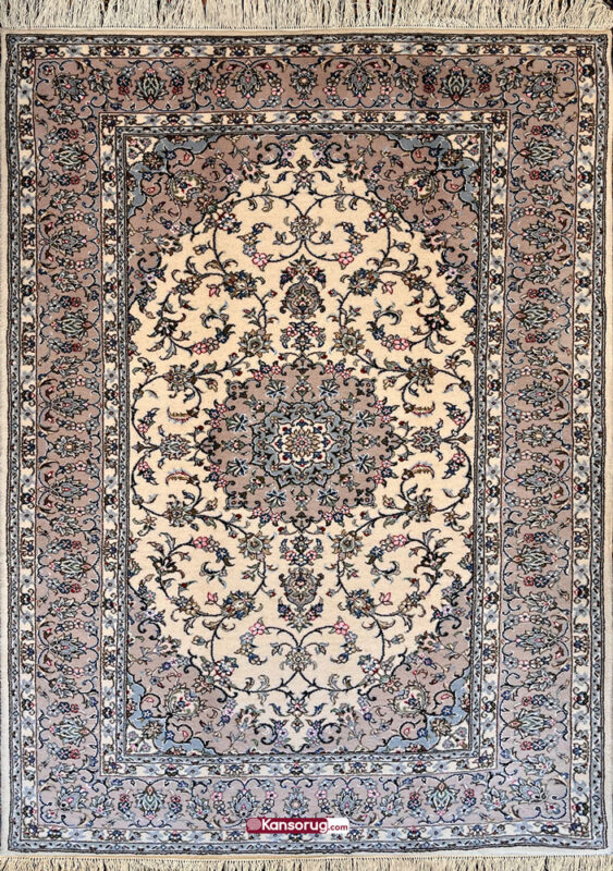 Persian Ardakan Handwoven Carpet 160×270 cm Beige